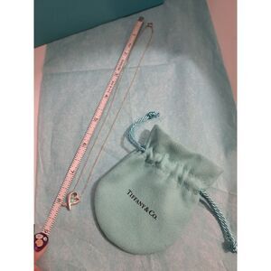 Gorgeous Tiffany & Co large Paloma Picasso Loving Heart 16-inch Necklace